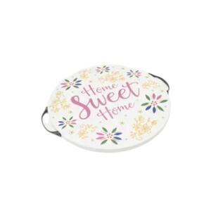 Temp-tations Reversible 15.5" Wooden Serving Tray Confetti